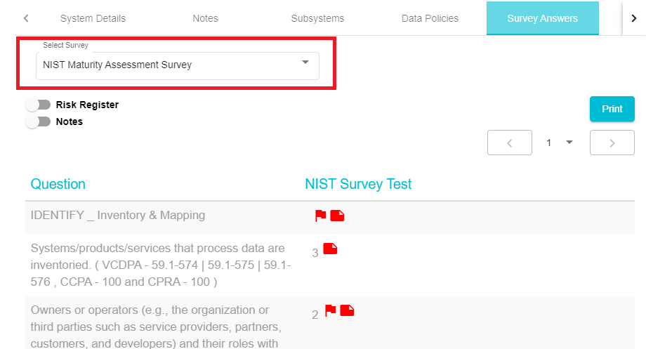 A screenshot of a survey Description automatically generated